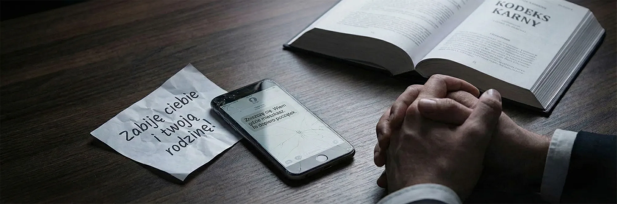 Groźba karalna – co grozi sprawcy i jakie masz prawa